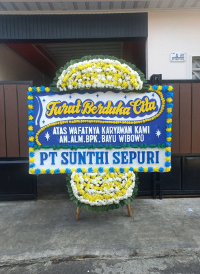 Papan Bunga Duka di Batuwarno